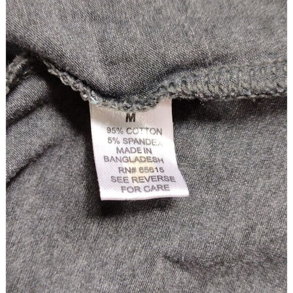 Splash Girls Size Medium Juniors Shirt Gray Stretch Lace Short Sleeve V Neck - Picture 4 of 6